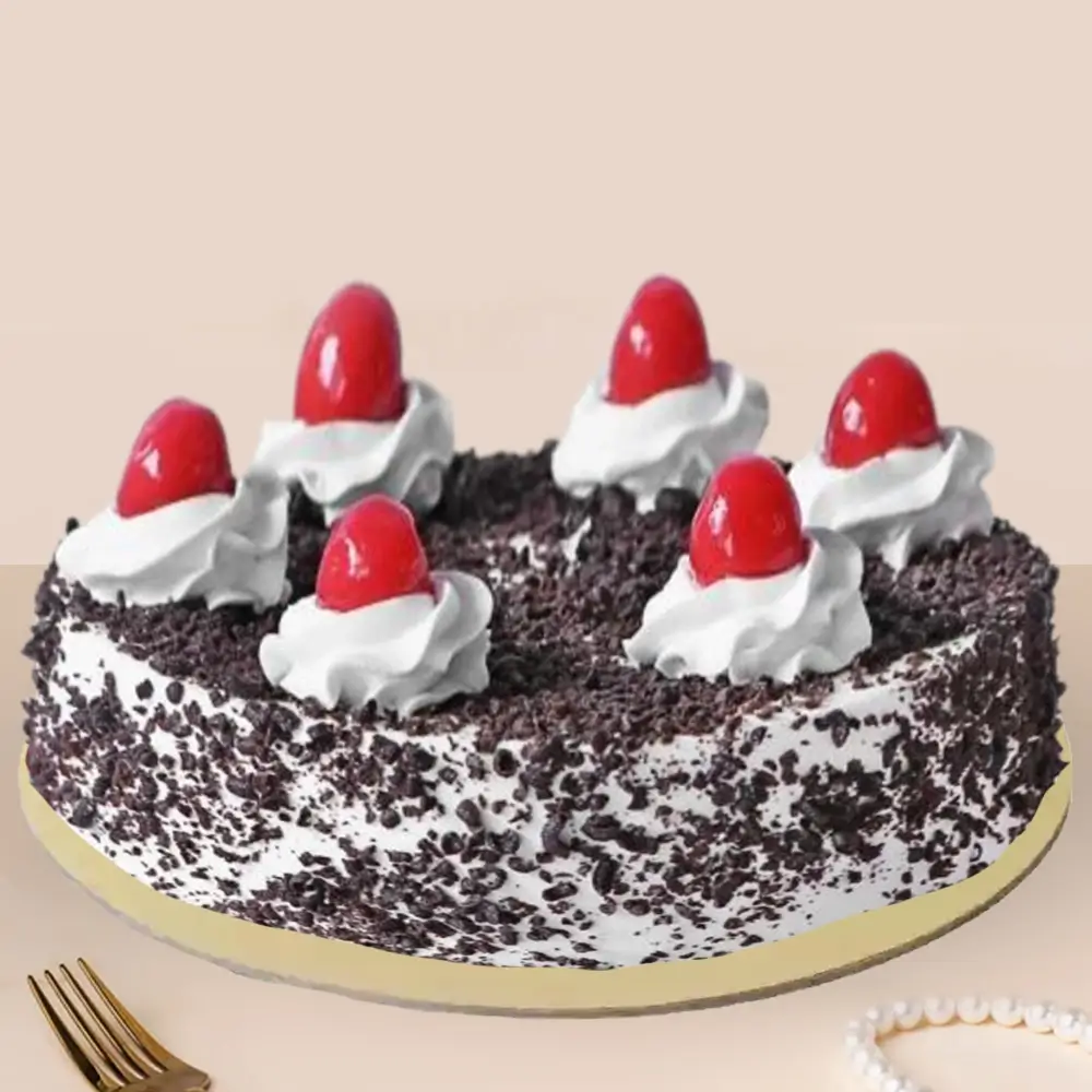 A 1 kg of black forest cake